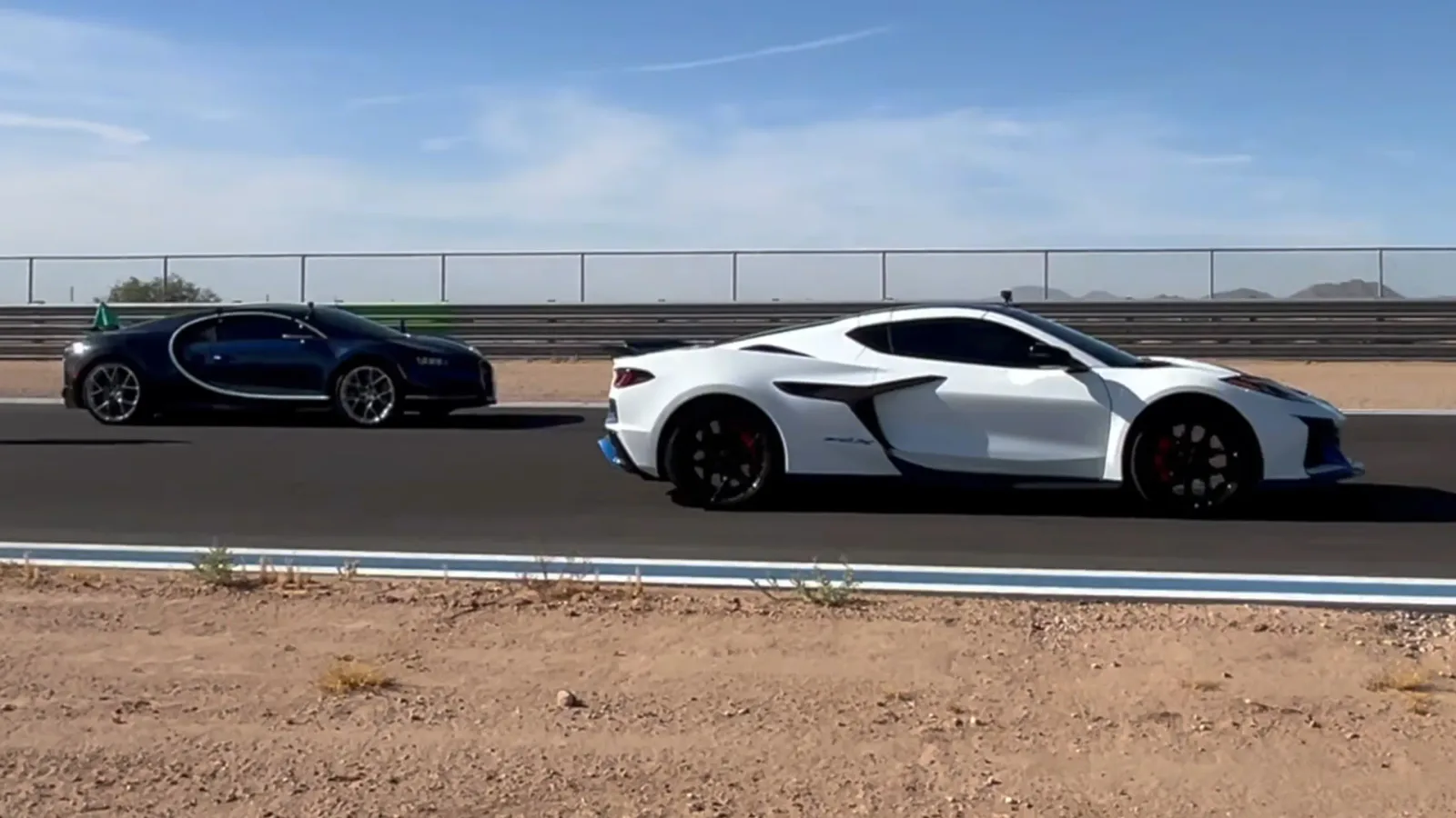 Bugatti's $3.5 Million Chiron Just Got Embarrassed By A Corvette | Carscoops