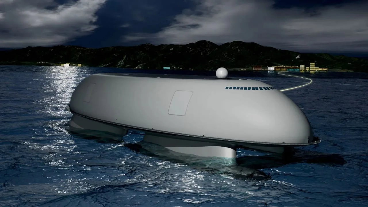 Schwimmende Infrastruktur-Schiff Kraaken bietet Strom, Trinkwasser und Künstliche Intelligenz