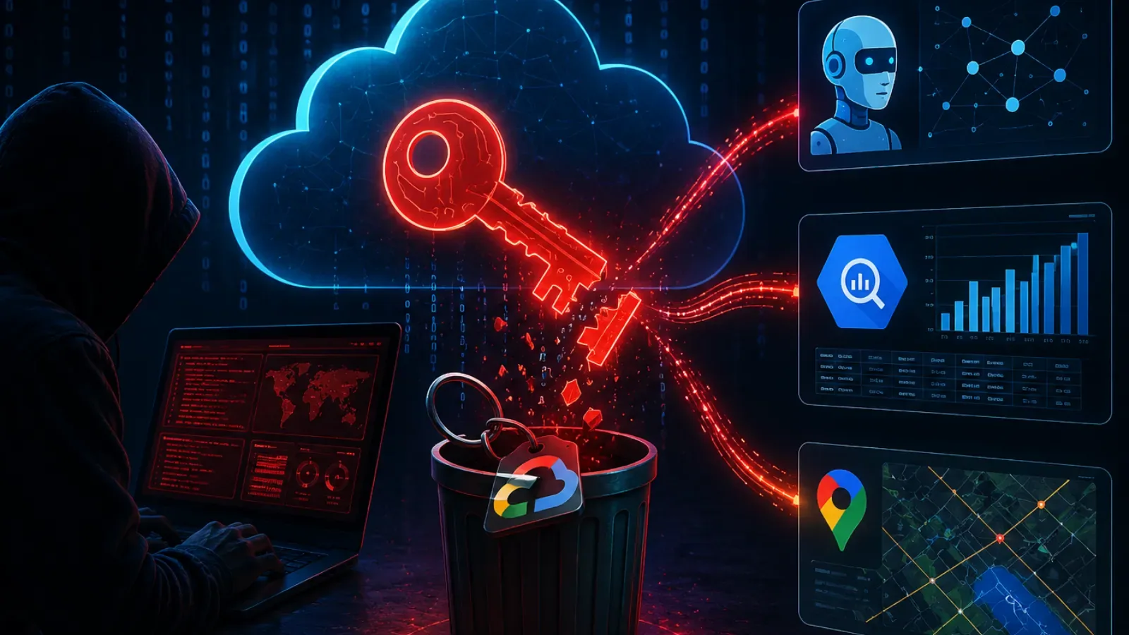 Google API-Schlüssel trotz Deletion weiterhin für Gemini, BigQuery und Maps aktiv