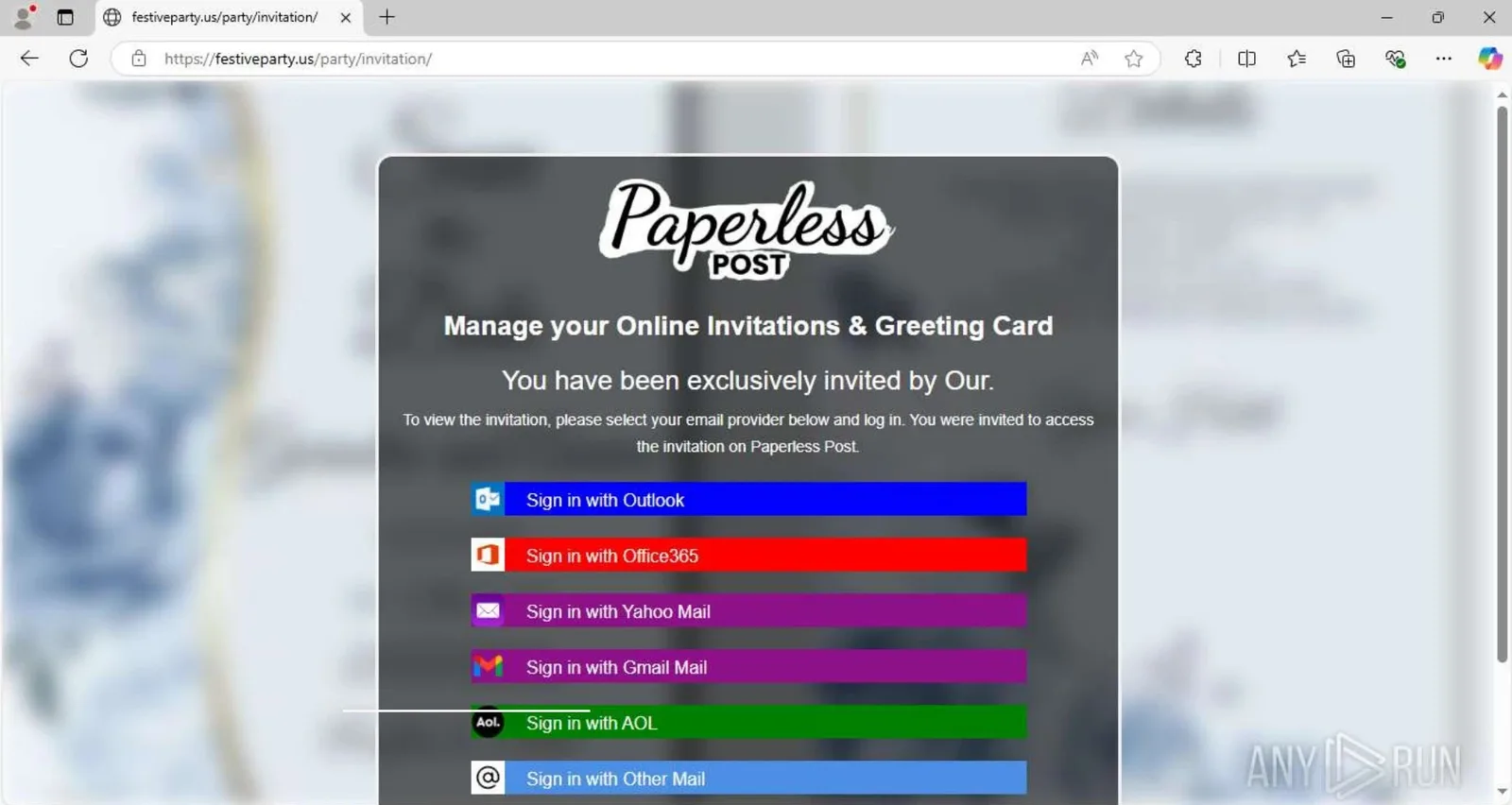 New Phishing Attack Weaponizing Event Invitations to Steal Login Credentials