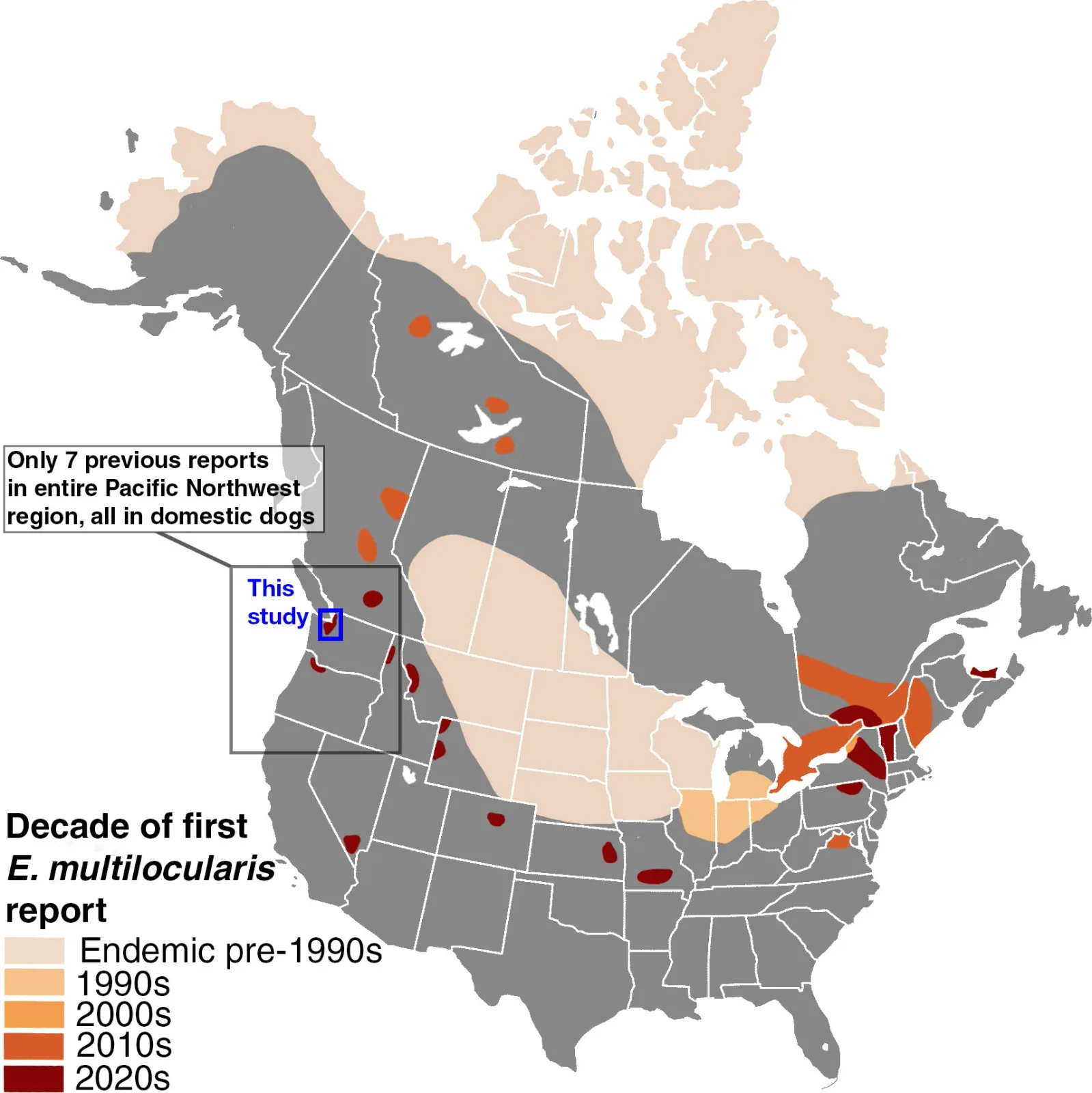 Tödlicher Bandwurm breitet sich in den USA aus und erreicht nun den Pazifischen Nordwesten