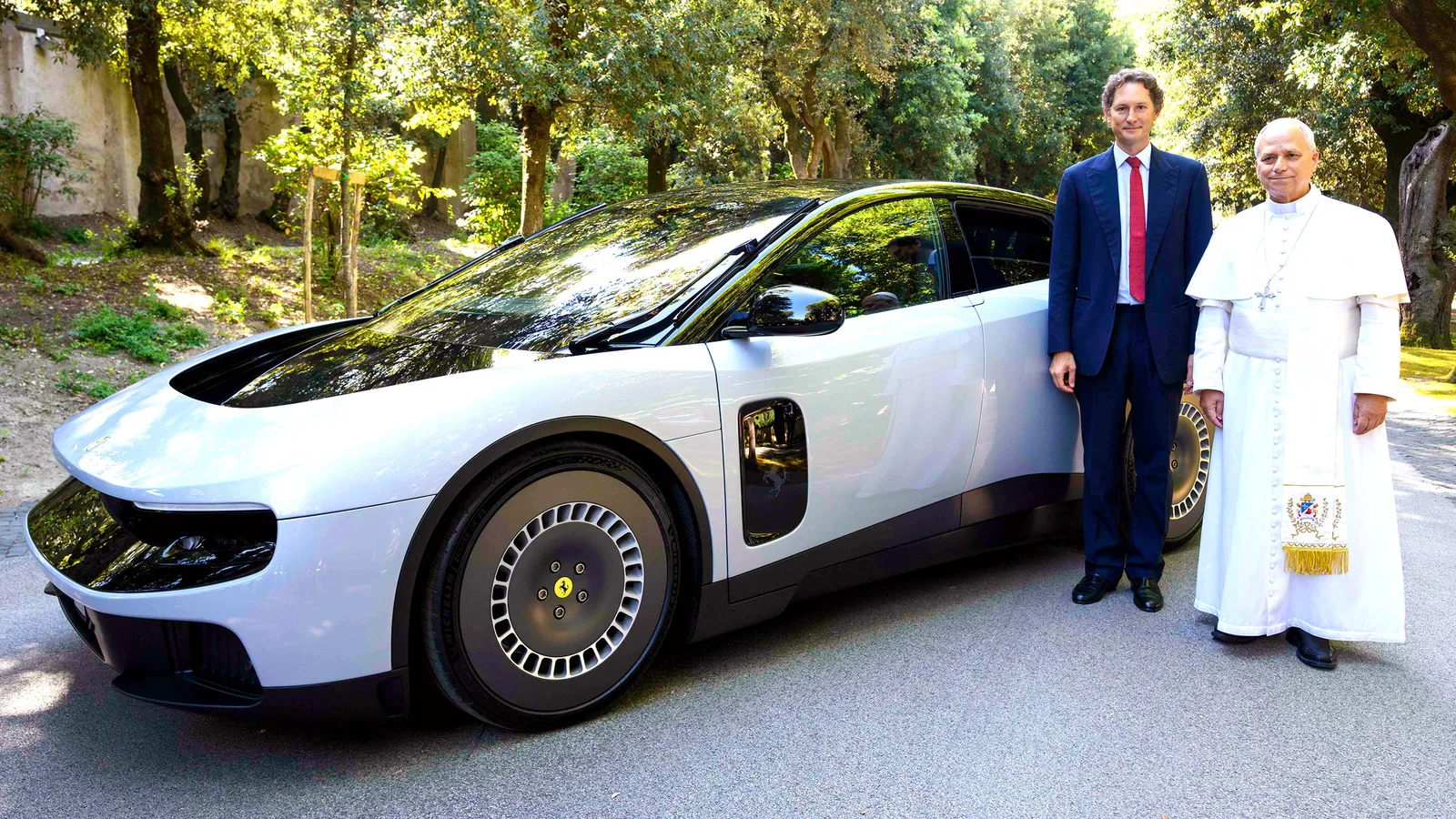 Not Even Pope Leo Can Get Excited About The Ferrari Luce | Carscoops