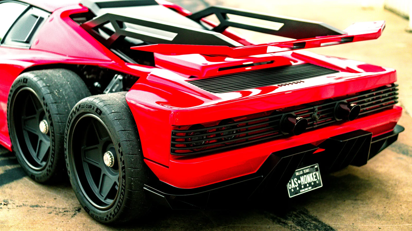 Gas Monkey's Cursed $1.5 Million Six-Wheeled Ferrari Runs On A Corvette Z06 V8 | Carscoops