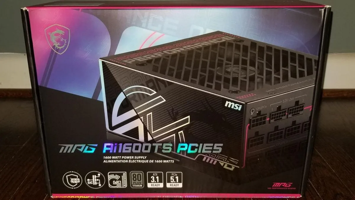 MSI testet GPU-Safeguard+ für Ai1600TS-Netzteil: Lösung gegen schmelzende 16-Pin-Stecker