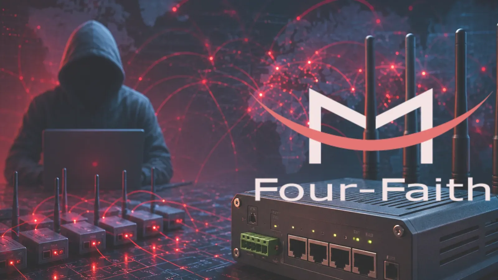 Cyberkriminelle missbrauchen Router von Four-Faith Industries für Botnet-Aktivitäten