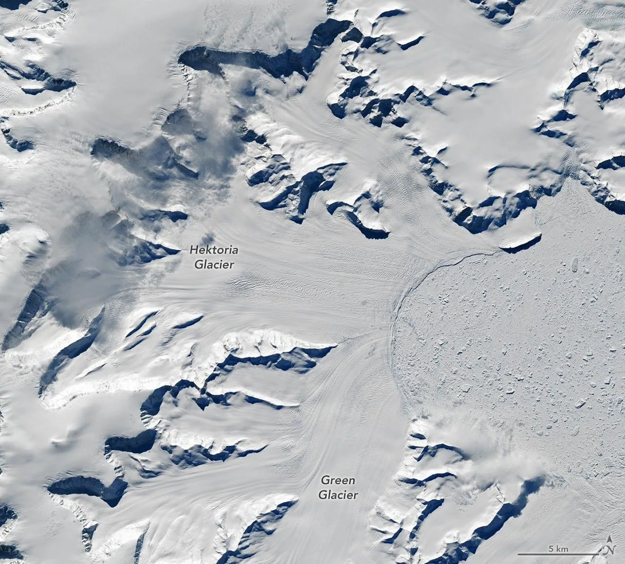 Hektoria-Gletscher-Kollaps zeigt, wie schnell Antarktika zerfallen kann