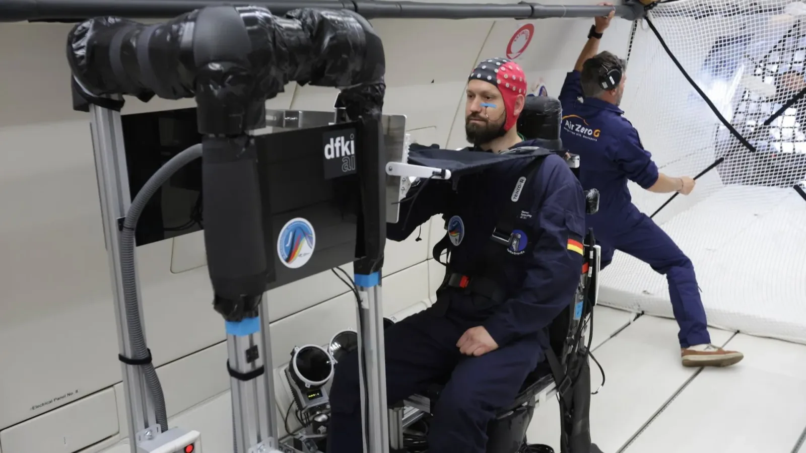 Exoskeletons tested for astronaut microgravity training
