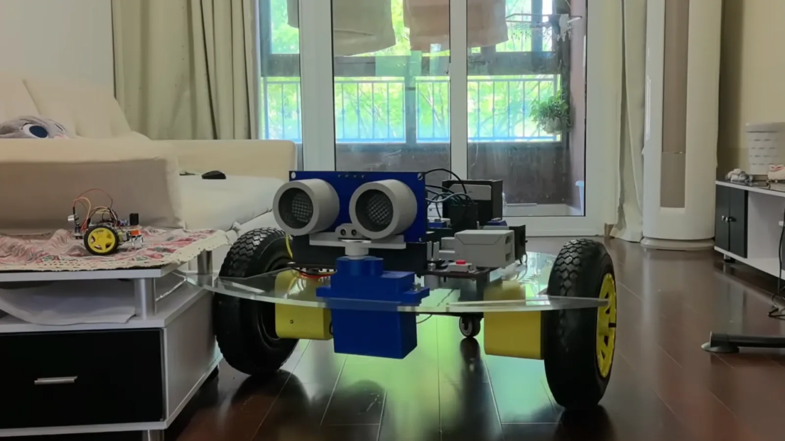 YouTuber's larger Arduino tortoise bot navigates autonomously