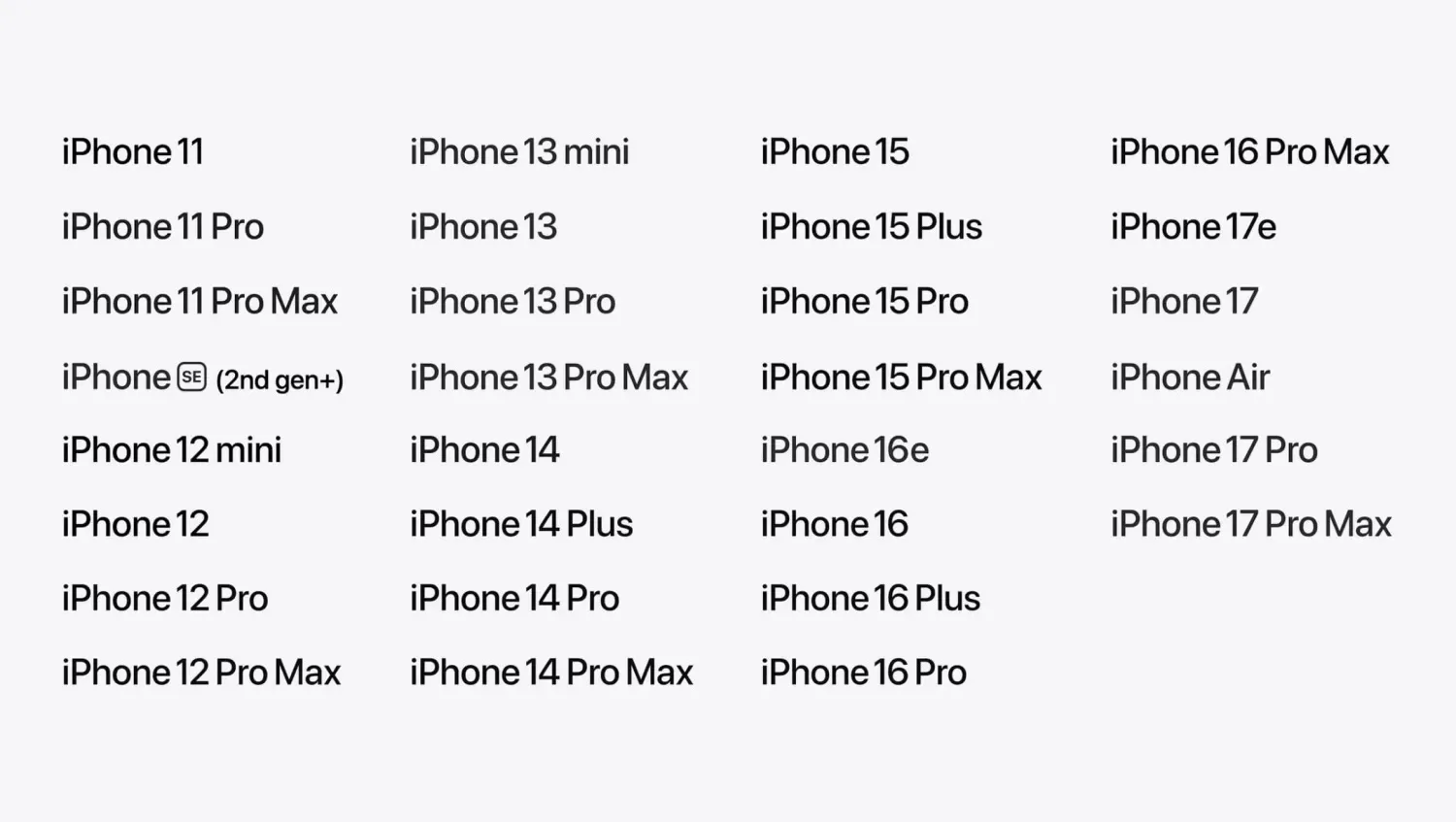 iOS 27: Prüfen Sie die Kompatibilität Ihres iPhone-Modells mit dem neuesten Update.