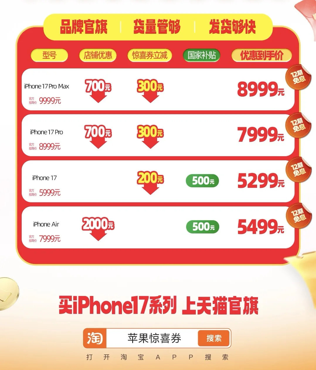 Chinesische Smartphone-Hersteller kämpfen nicht nur mit steigenden RAM-Kosten: iPhone 17-Modelle sind für den 618-Sale bis zu 368 Dollar günstiger.