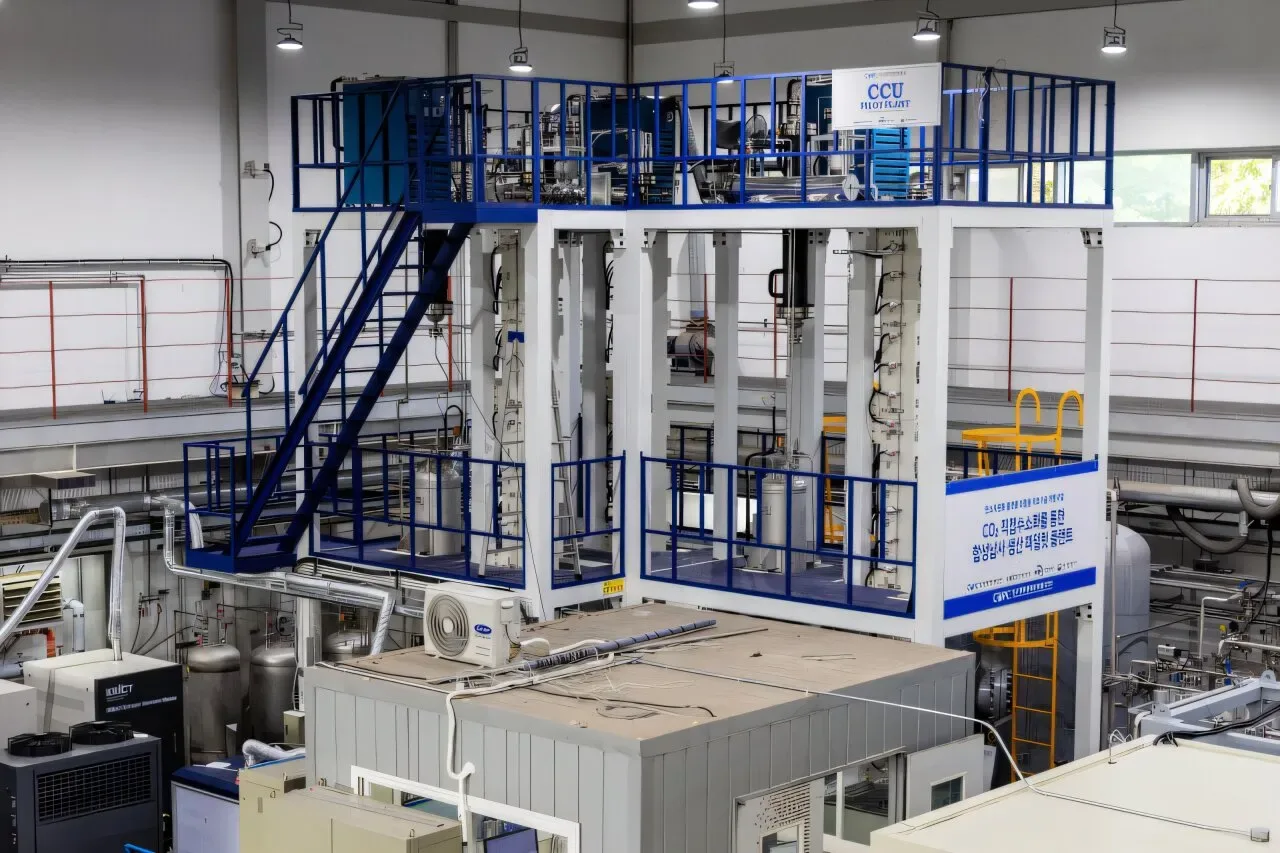 Neue Katalysator-Technologie wandelt täglich 50 Kilogramm CO₂ in Kraftstoff um