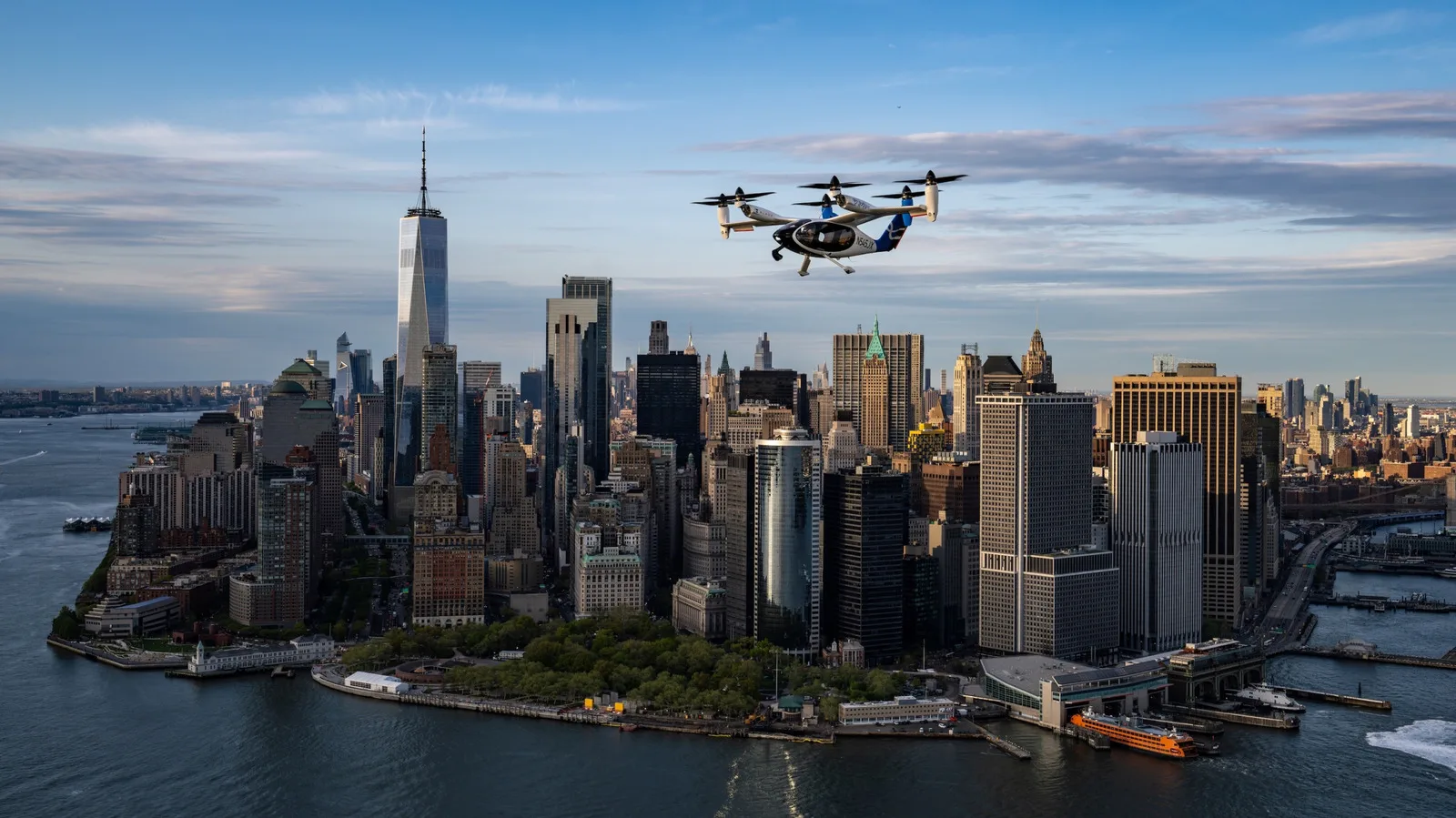 Ein fliegendes Taxi absolvierte seinen ersten Flug über New York