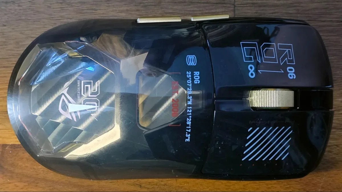 Hands-on with Asus’ ROG Harpe II Extreme Edition 20 gaming mouse – 24K gold and a 65K sensor