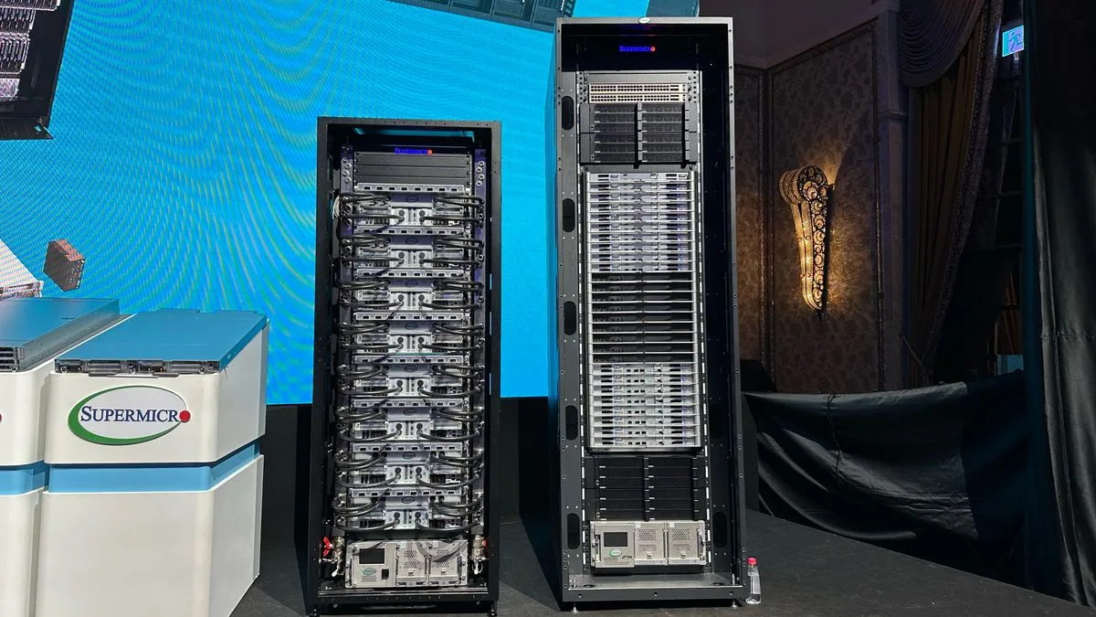 Supermicro präsentiert NVL72-Rack mit neuem Kühlmittel: Unternehmen verspricht 1.000-fach höhere elektrische Impedanz gegenüber Standardkühlung