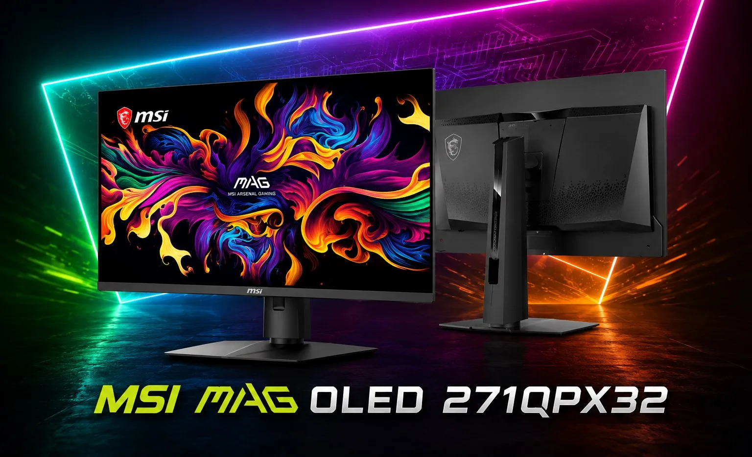 MSI MAG 271QPX32 erhält Samsungs 5-Lagen-QD-OLED: 40 % tiefere Schwarztöne und 320 Hz bei 1440p für Gamer