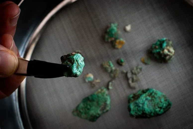 Archaeologists Discover Prehistoric Mountain Cave Packed With Mysterious Green Mineral