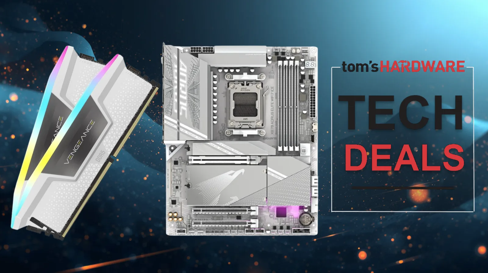 Get 32GB of DDR5 RAM for only $255 in this 2-item combo from Newegg — just $514.99 gets you Corsair Vengeance RGB RAM and a Gigabyte X870 Aorus Elite motherboard, 26% off