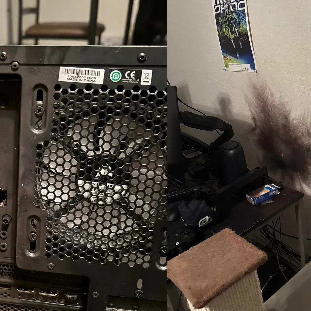 Blitzschlag über Internetkabel: Gamer-PC und Router zerstört, Wand beschädigt