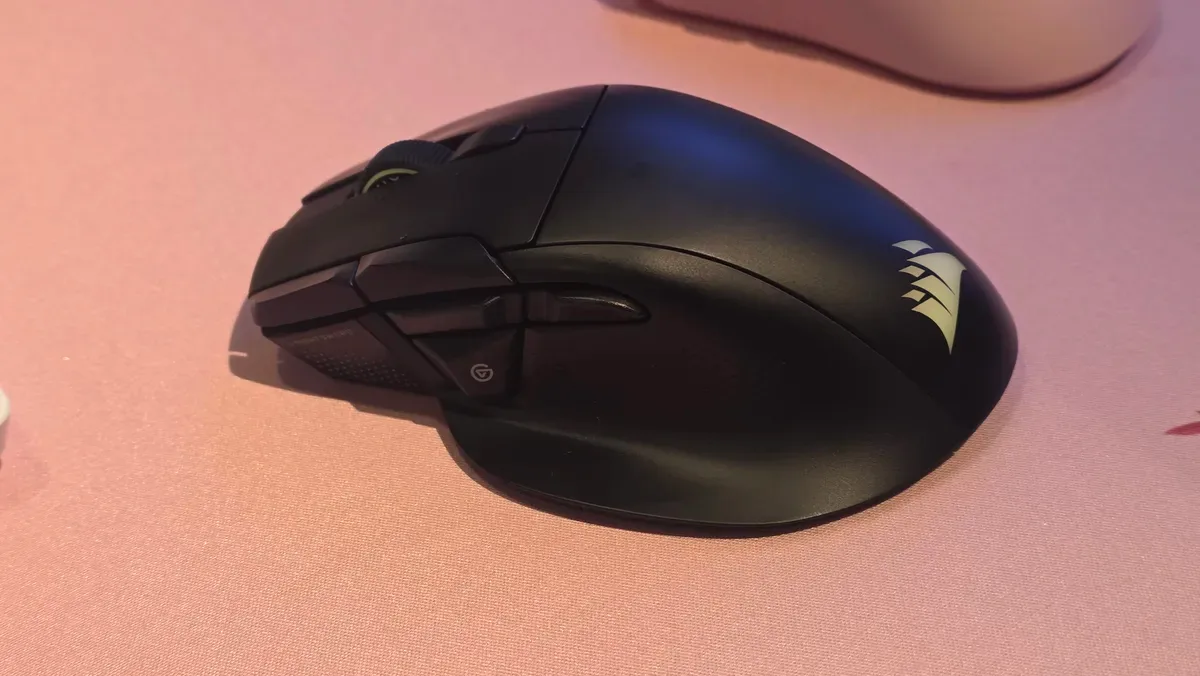Corsair shows off gaming mouse with dedicated Stream Deck launch button — wireless mouse also gets almost 50 hours of 8K battery life