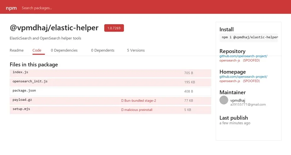 Typosquatted npm Packages Steal Cloud and CI/CD Secrets From Developer Systems