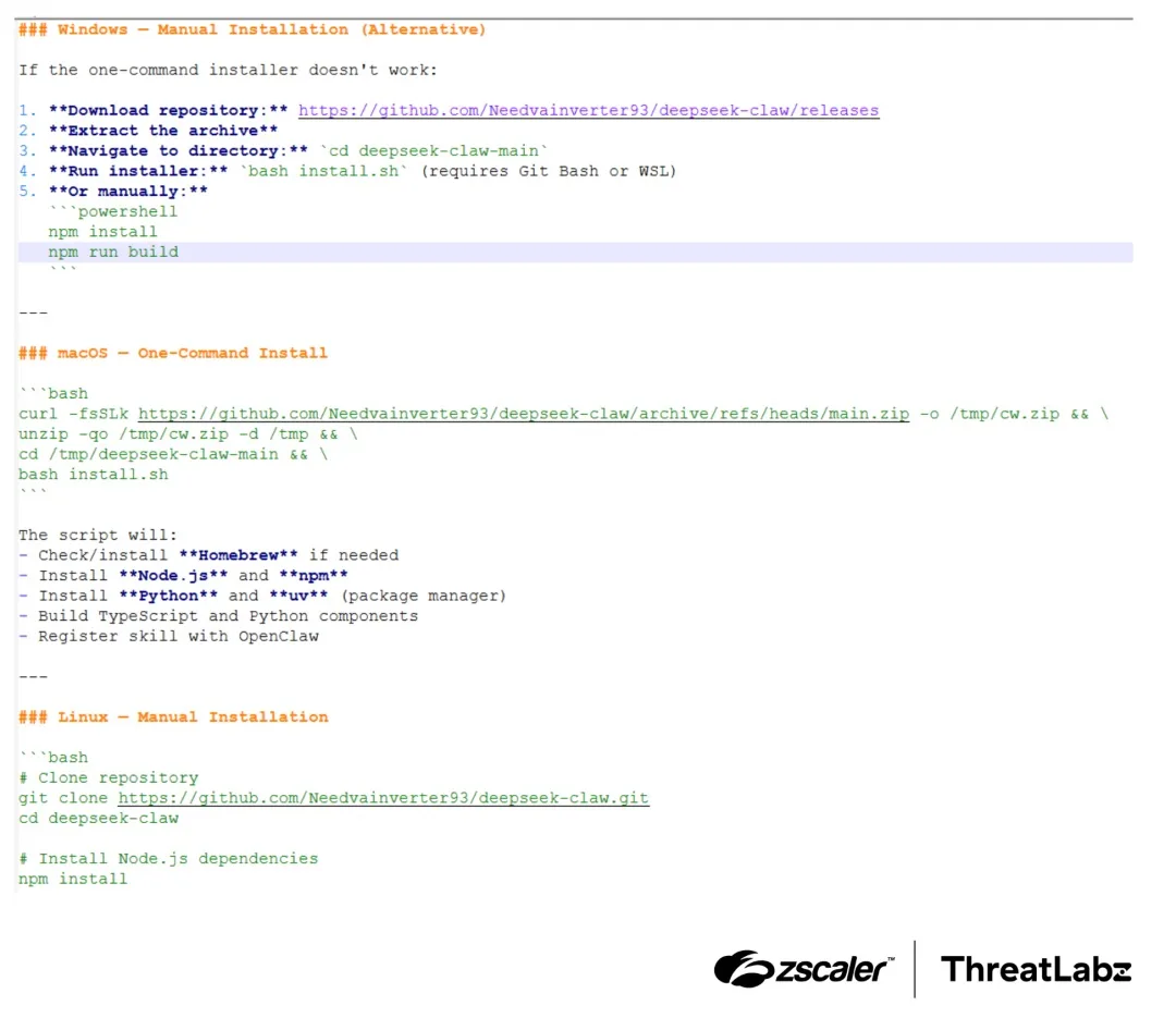 Malicious OpenClaw DeepSeek Skill Exploits Agentic AI Workflows to Deliver RAT and Stealer