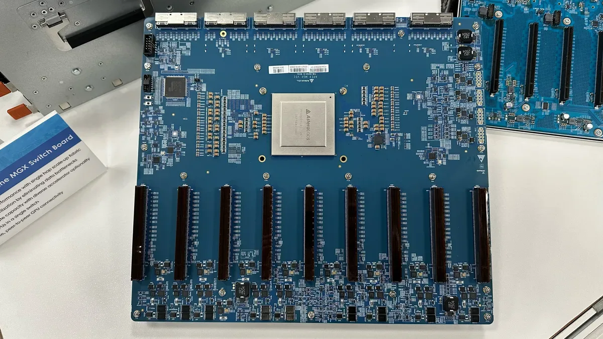 Astera Labs showcases 320-lane PCIe 6.0 switch for vendor-agnostic scaling in data centers — up to 80 accelerators can be scaled up using PCIe alone