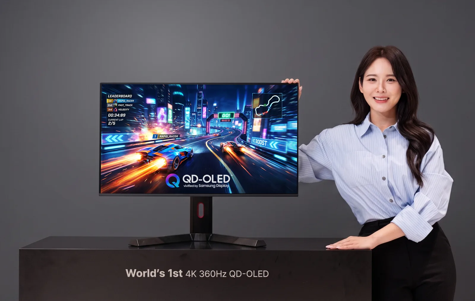 Samsungs neues QD-OLED-Panel beendet den Kompromiss zwischen 4K-Auflösung und Bildwiederholrate mit nativer 360-Hz-Unterstützung und bis zu 680 Hz im Dual-Mode.