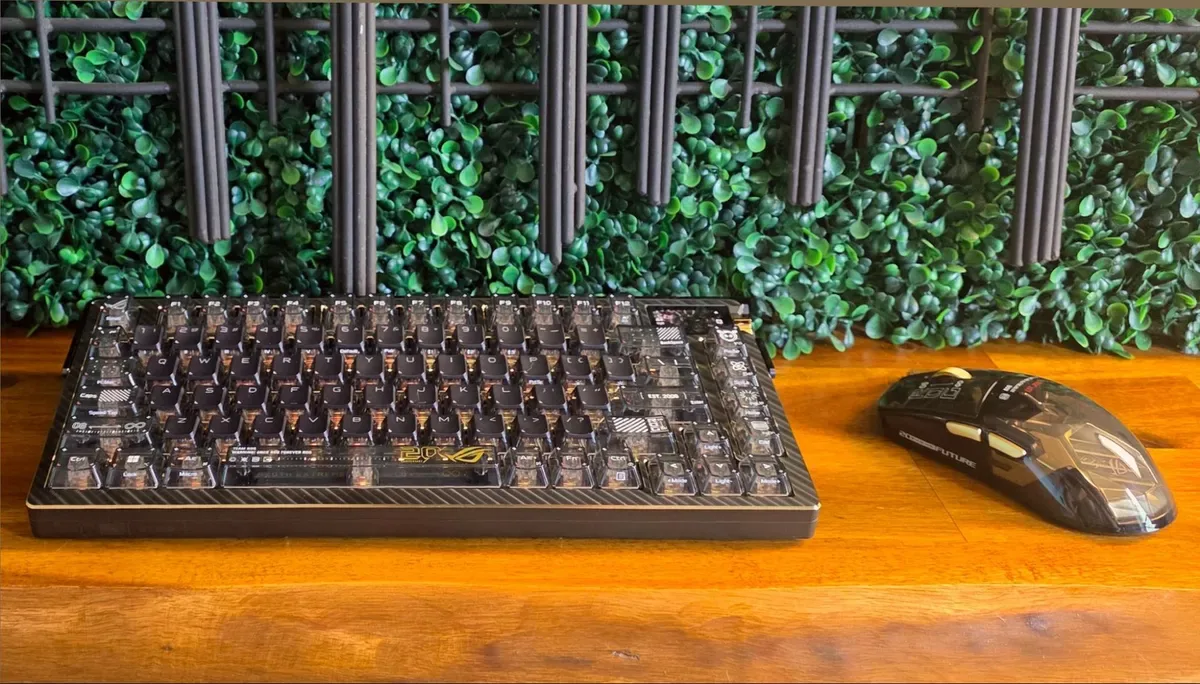 Hands-on with Asus’ ROG Azoth Extreme Edition 20 mechanical keyboard – when carbon fiber isn’t enough, Asus goes for the gold
