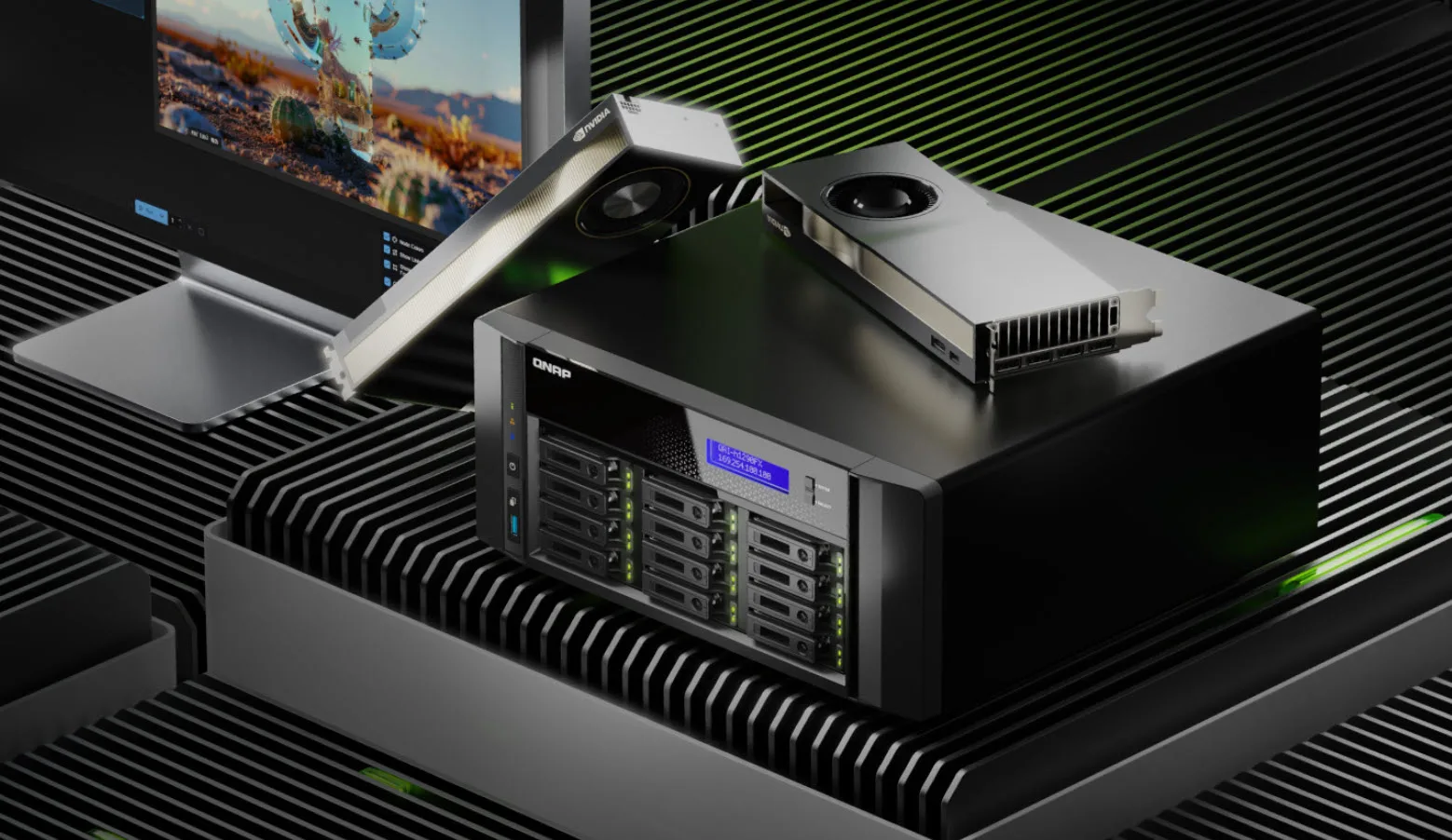 QNAP kombiniert einen 6 Jahre alten Zen 2 EPYC mit der NVIDIA RTX PRO 6000 Blackwell mit 96 GB in seinem neuen Edge AI NAS