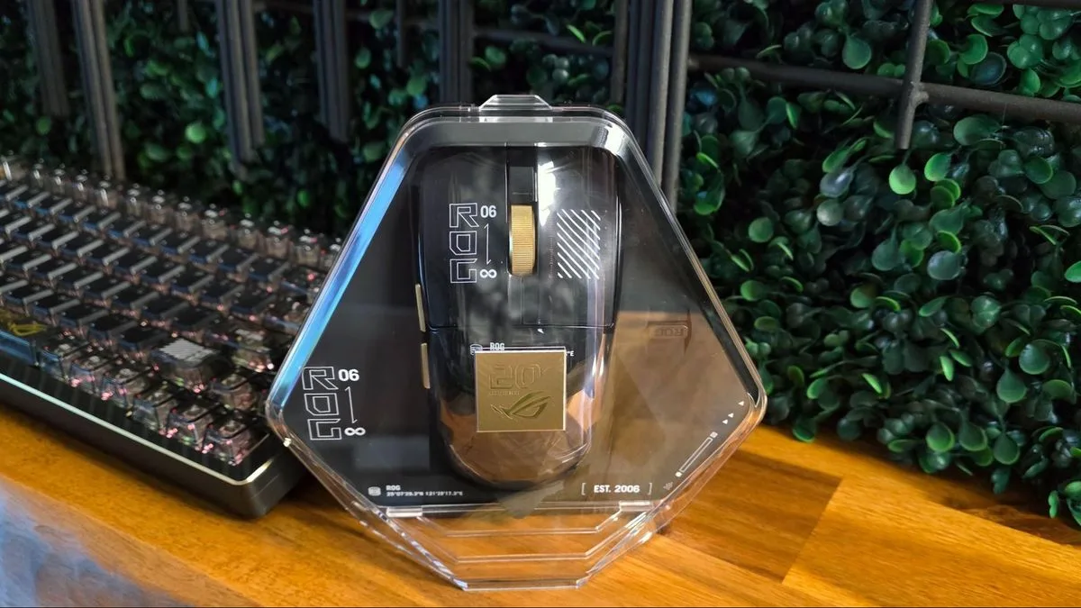 Hands-on mit der ROG Harpe II Extreme Edition 20 von Asus: 24-Karat-Gold und 65.000 DPI-Sensor