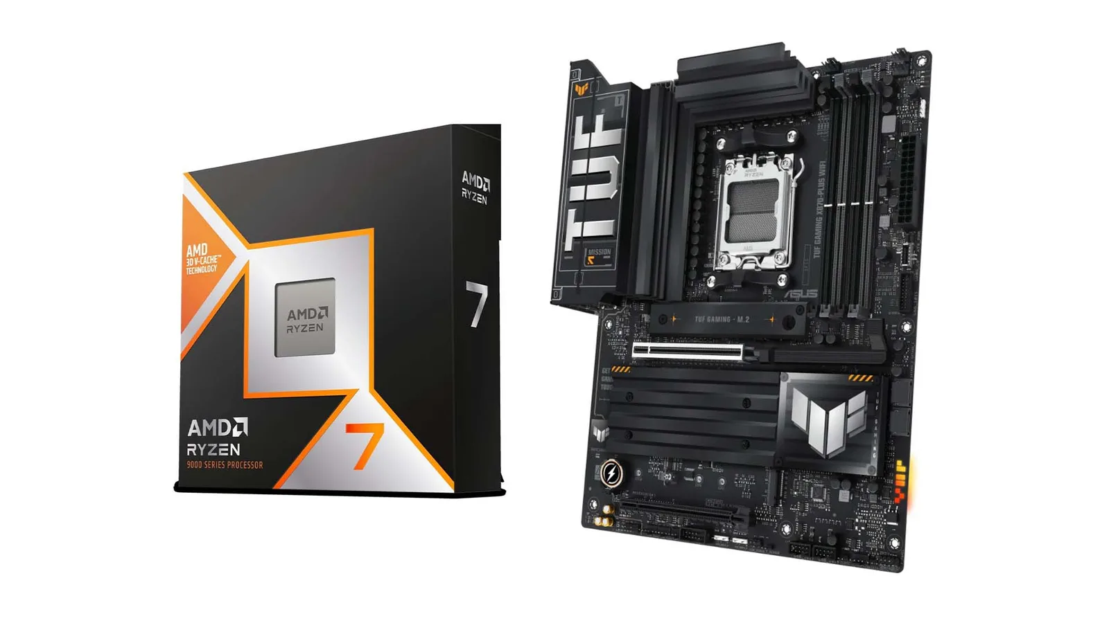 Ryzen 7 9800 ×3D mit ASUS TUF Mainboard: Amazon-Set spart 136 Dollar beim Gaming-PC