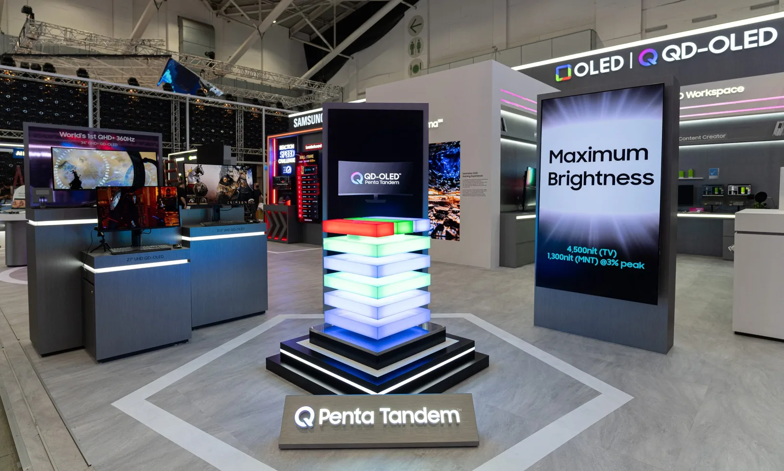 Samsung präsentierte auf der Computex das weltweit erste 4K-360Hz-Penta-Tandem-OLED und führt eine 16-Monitor-Reihe von 8,8 bis 49 Zoll an.