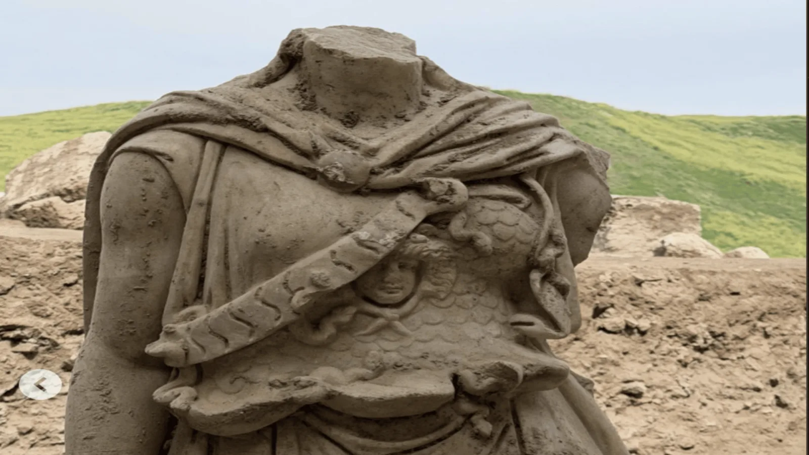 2,000-year-old statue of Athena found in theater of a Biblical city