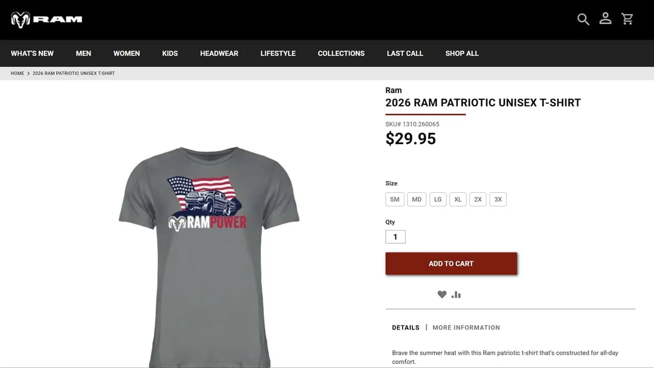 Yikes: Ram Made An AI-Generated Shirt With A Tacoma On It