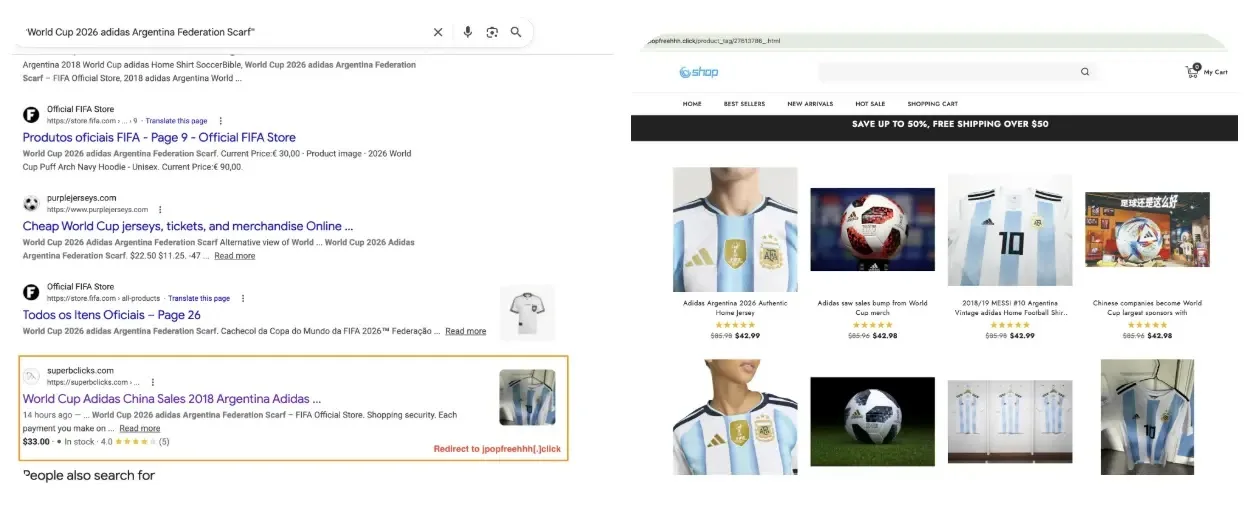 Cybercriminals Exploit 2026 FIFA World Cup With Phishing, Fake Stores, and Ticket Scams