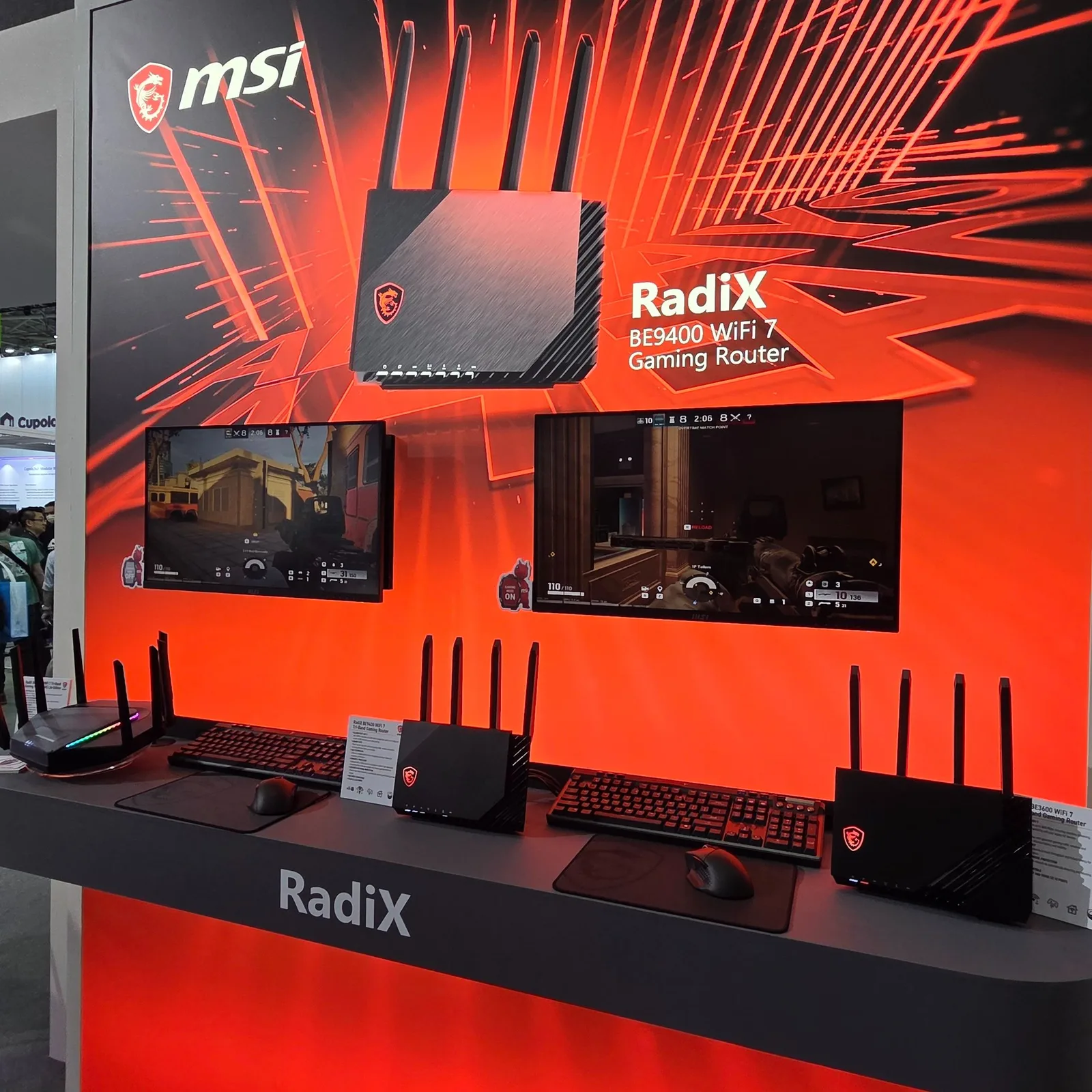 MSI stellt neue WiFi-7 Gaming-Router vor: Flaggschiff RadiXBE19000 mit integriertem SSD-Slot für NAS-Lite und Geschwindigkeiten bis zu 19 Gbps