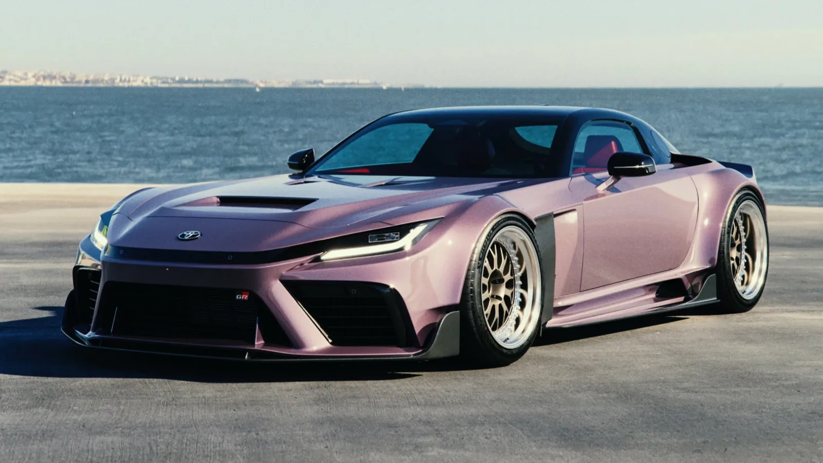 Toyota GR GT: Exotischer Look durch breites Bodykit und tiefe Felgen