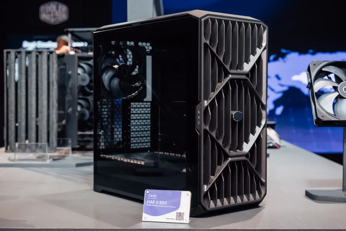 Cooler Master shows off new HAF 500 chassis, aluminum fans, and new air coolers — New V8 Cooler, Masterfan AnM, and updated Silencio 600 and HAF chassis’ add to an already comprehensive product stack