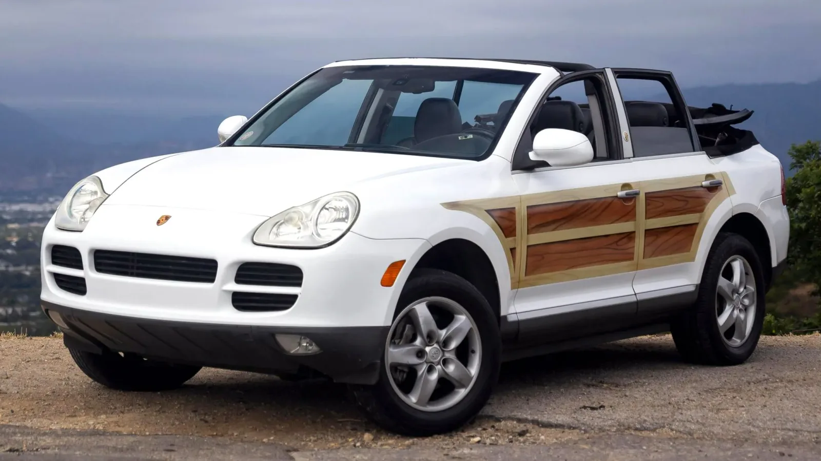 This Cayenne V8 Convertible's Wood Is Fake, Its $11,315 Price Is Not | Carscoops