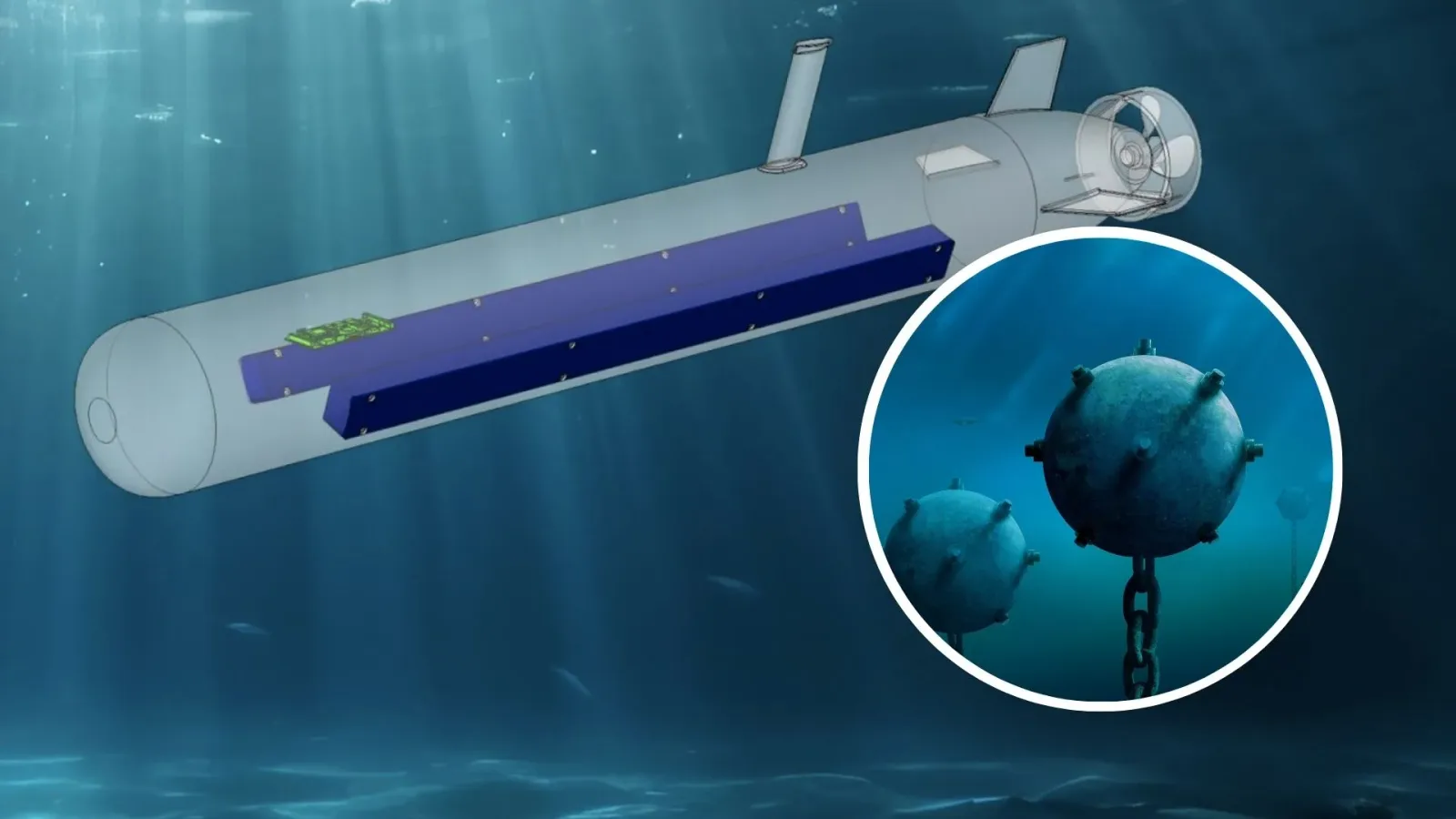 US-Firma stellt Minenortungs- und Vermessungsdrohne unter Wasser vor
