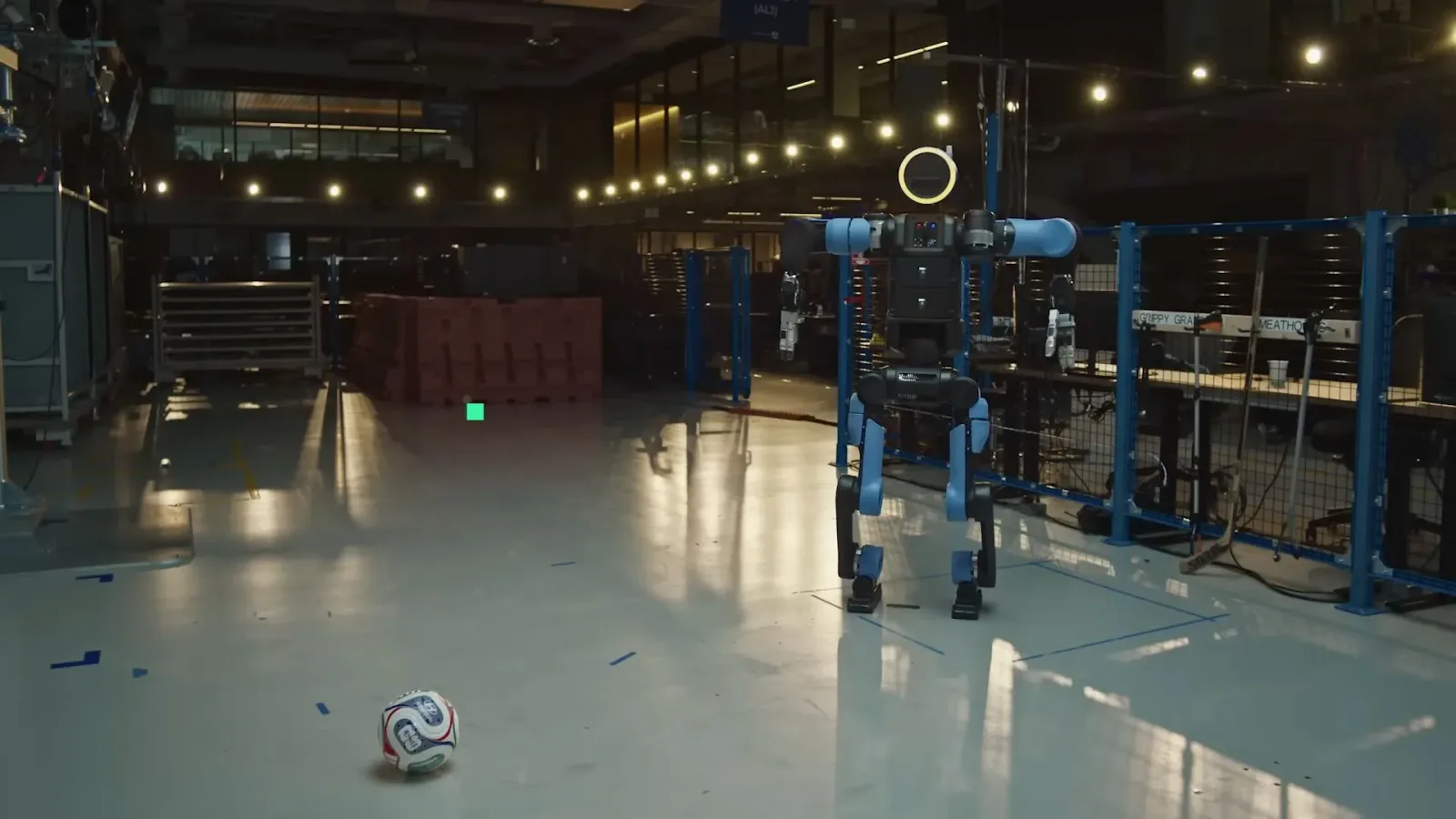 Atlas humanoid robot picks up soccer skills from World Cup games