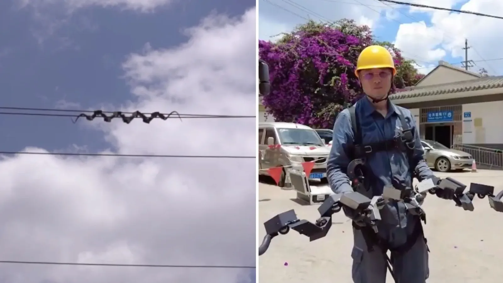 China deploys robotic snake inspectors to monitor power lines and detect faults
