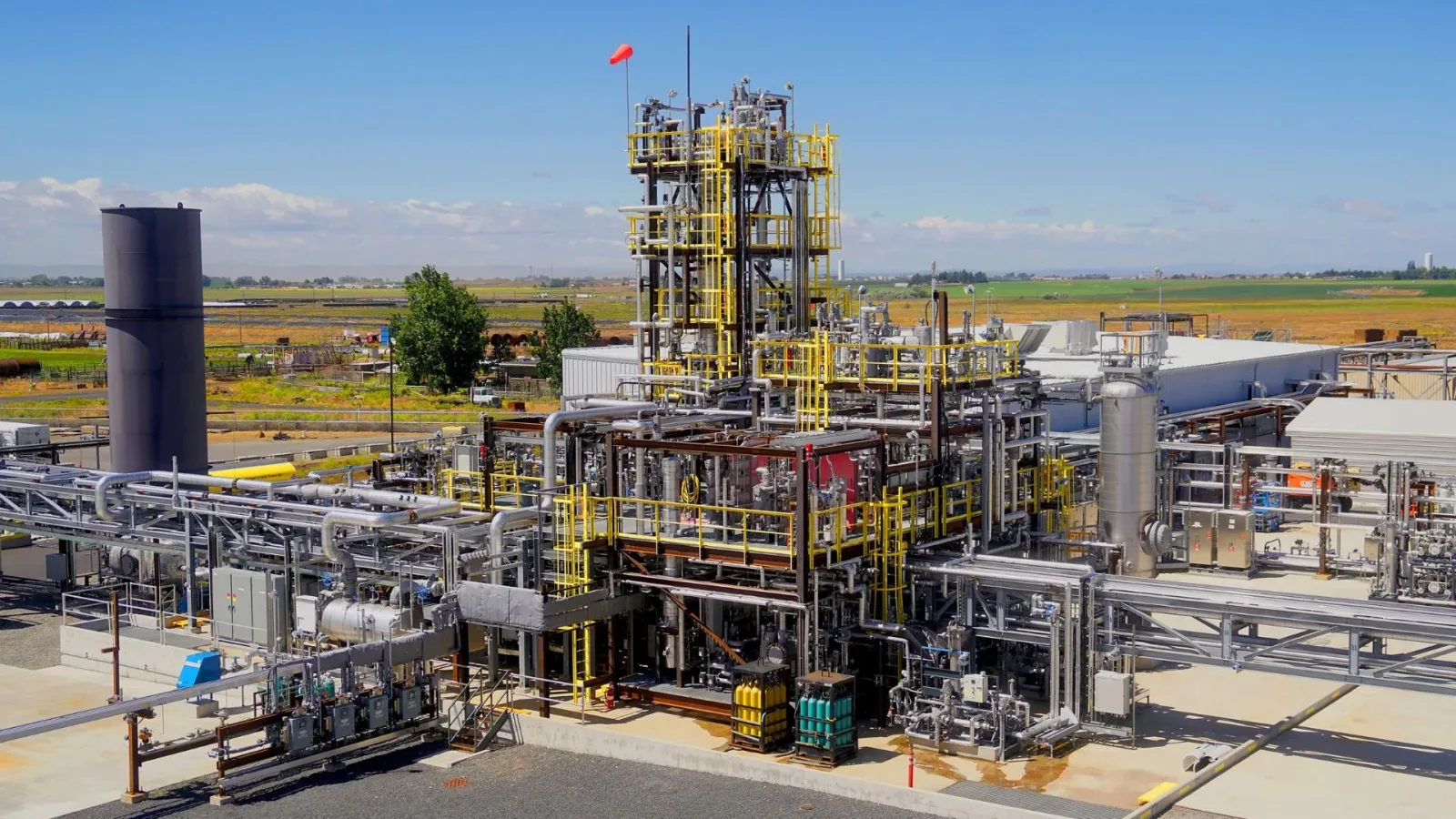 America's first plant making jet fuel from captured CO₂ goes live