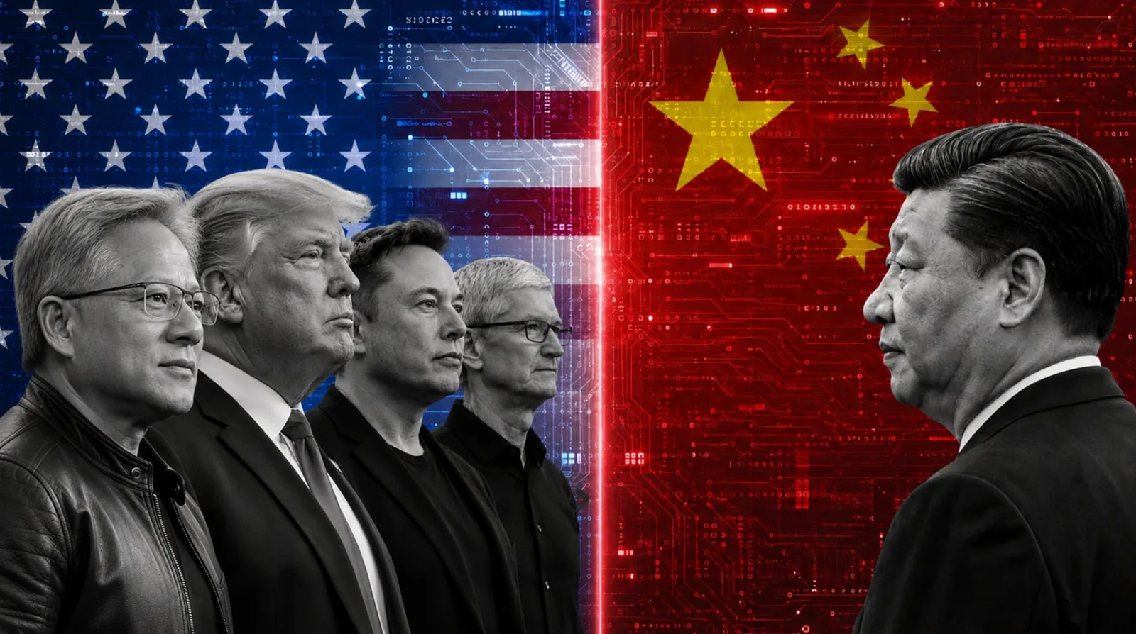 NVIDIA-Chef Jensen Huang stiehlt sich auf Air Force One für Trumps China-Reise trotz gegenteiliger Berichte