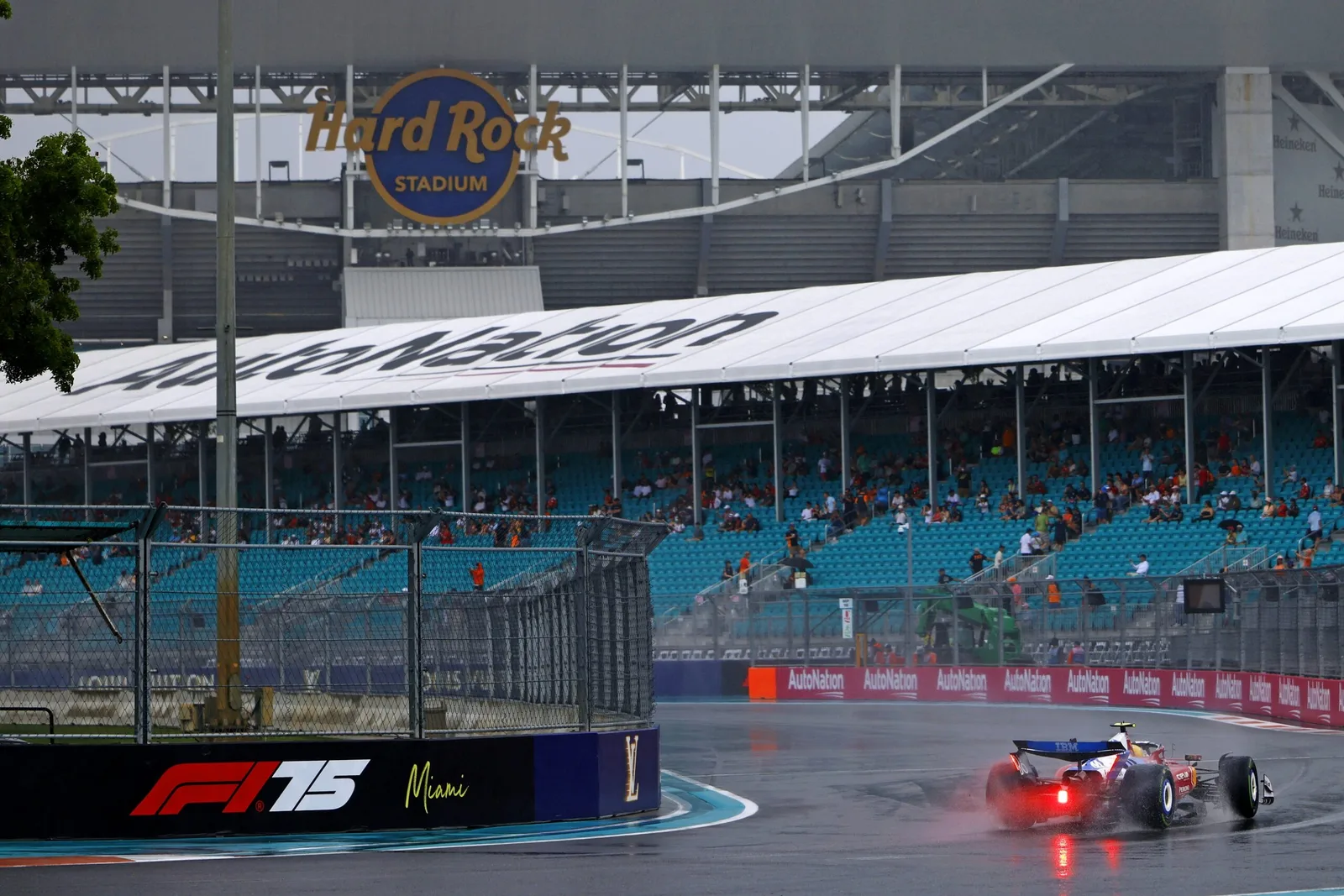 Gewitter bedrohen Miami Grand Prix weiter, da die Wettervorhersage für den Renntag sich verschlechtert
