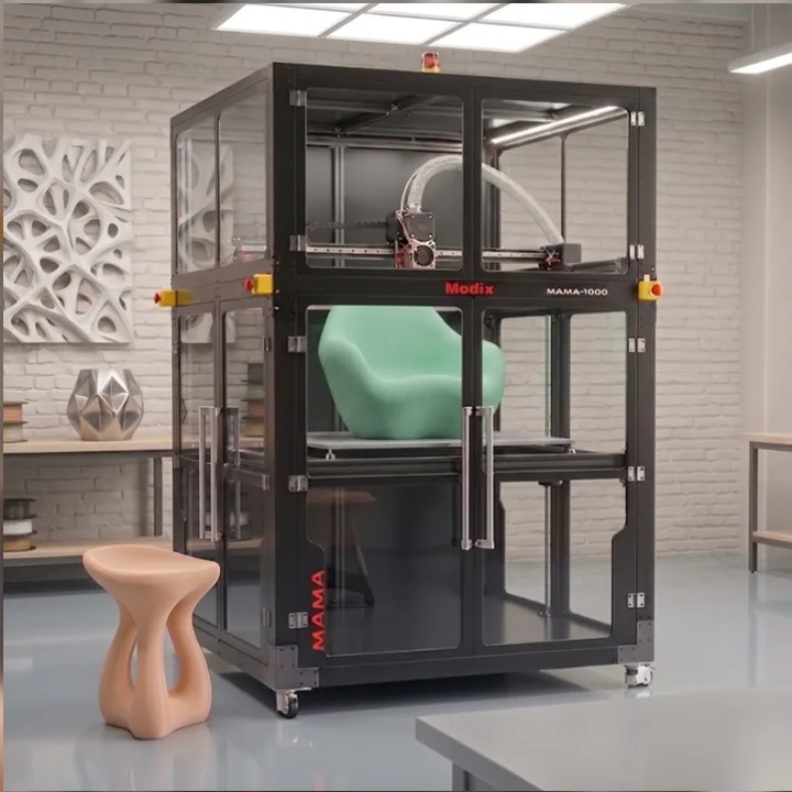 Modix MAMA-1000: Der neue 1-Kubikmeter-3D-Drucker liefert 3 kg pro Stunde, kostet aber ab 35.000 Dollar.