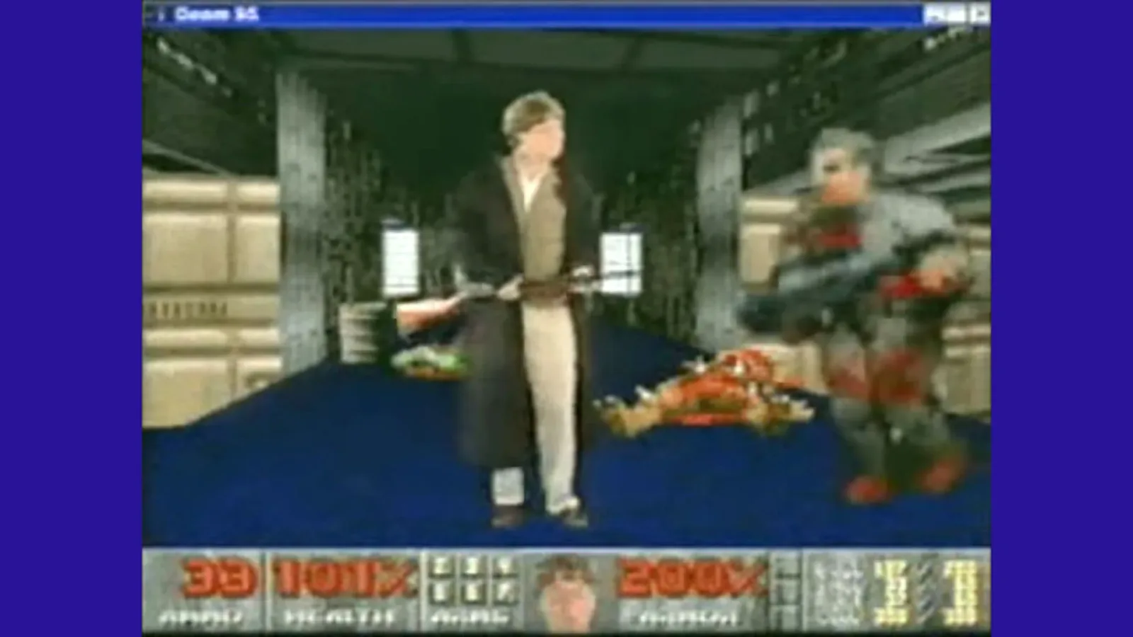 Bill Gates once starred in a bizarre Doom promo to push Windows 95 back in 1993 — tech mogul wore a trench coat, wielded a shotgun, and shot a demon, saying 'Who do you want to execute today?'