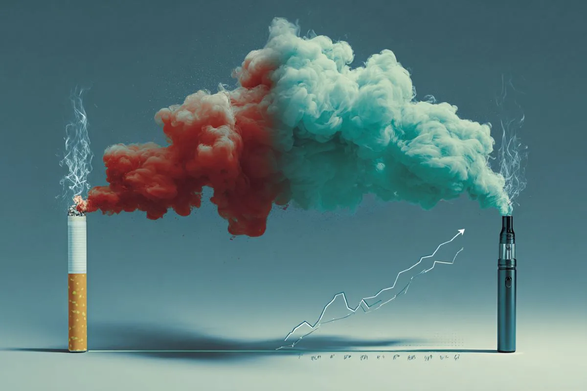 Salt-Nicotine E-Cigarettes Triple Smoking Cessation Odds