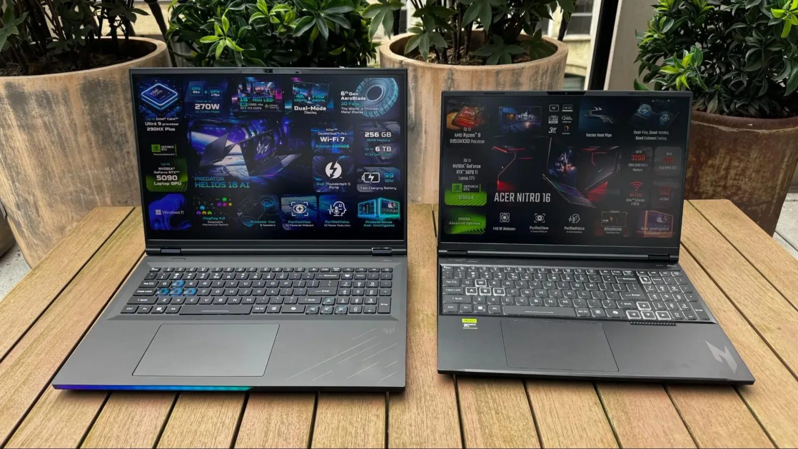 Acer unveils its first Ryzen 9 9955 ×3D gaming laptop — refreshed Nitro 16 joins new Predator Helios 18 AI and streaming-only Nitro Blaze Link handheld