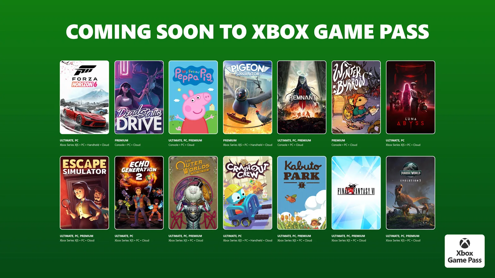 Luna Abyss, Remnant 2 und Jurassic World Evolution 3: Die neuen Xbox Game Pass-Titel für Mai 2026